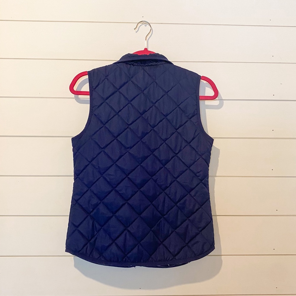 Old Navy Quilted Puffer Vest in Navy Blue XS - Picture 4 of 4